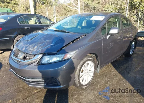 2013 Honda Civic Lx z USA, uszkodzony, nr VIN 2HGFB2F5XDH603107